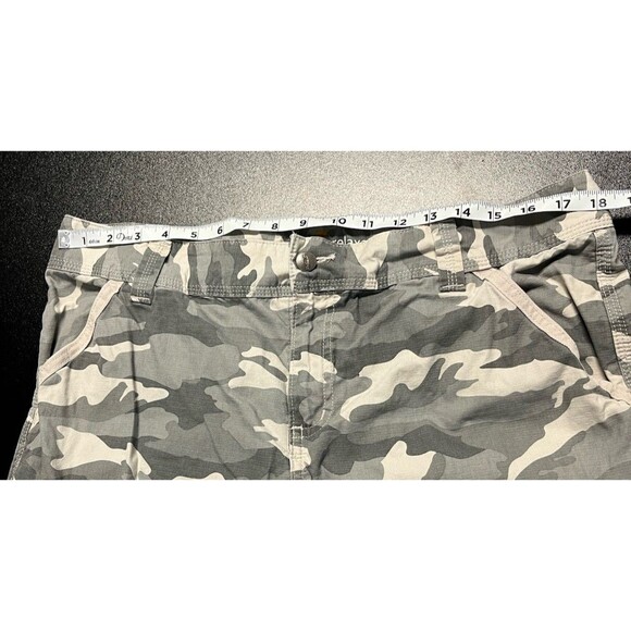 Carhartt Pants Womens Camo Camouflaged El Paso Cropped Cargo Pant Crop Size 14 - Picture 4 of 10